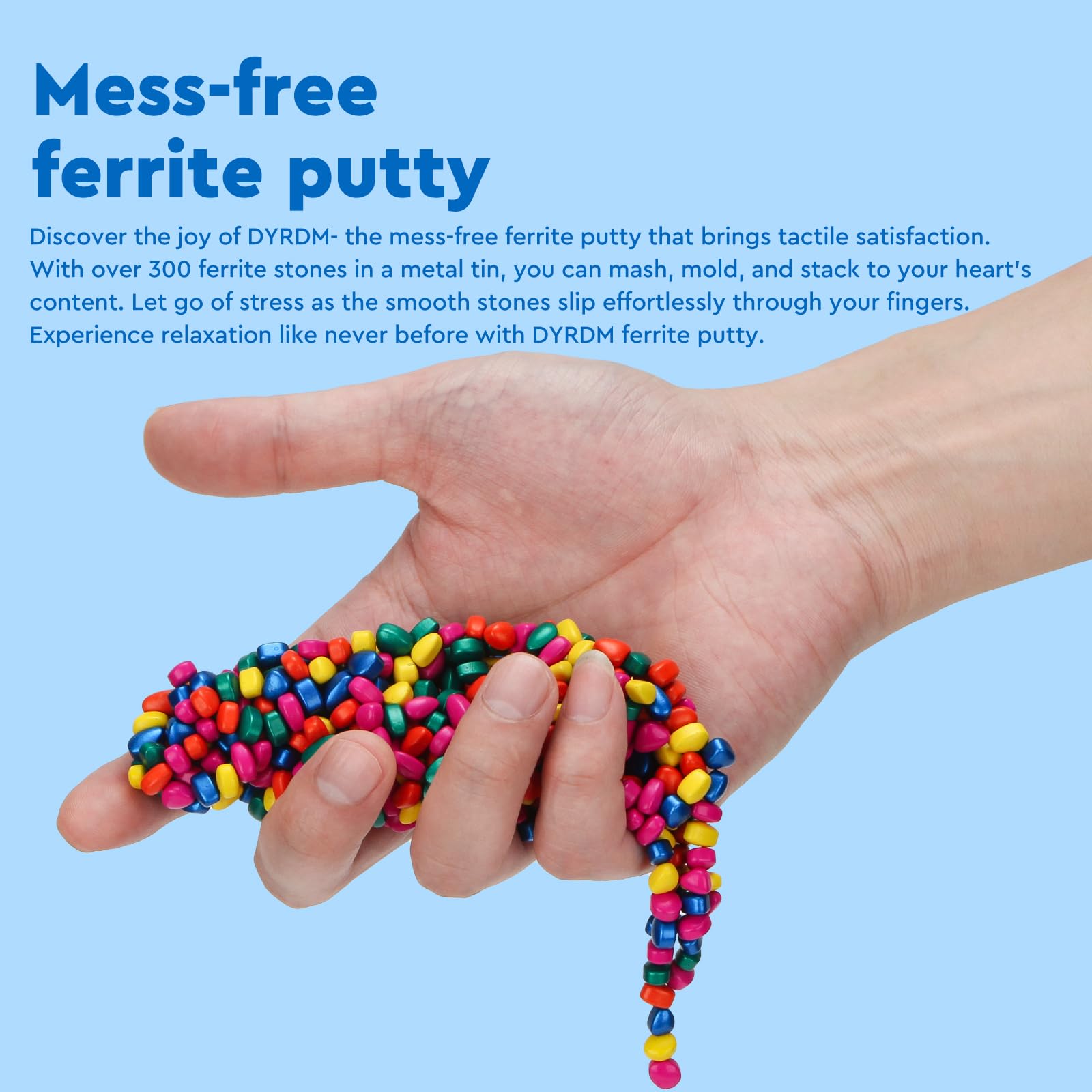 DYRDM adult fidget stone set promotes steady hands.