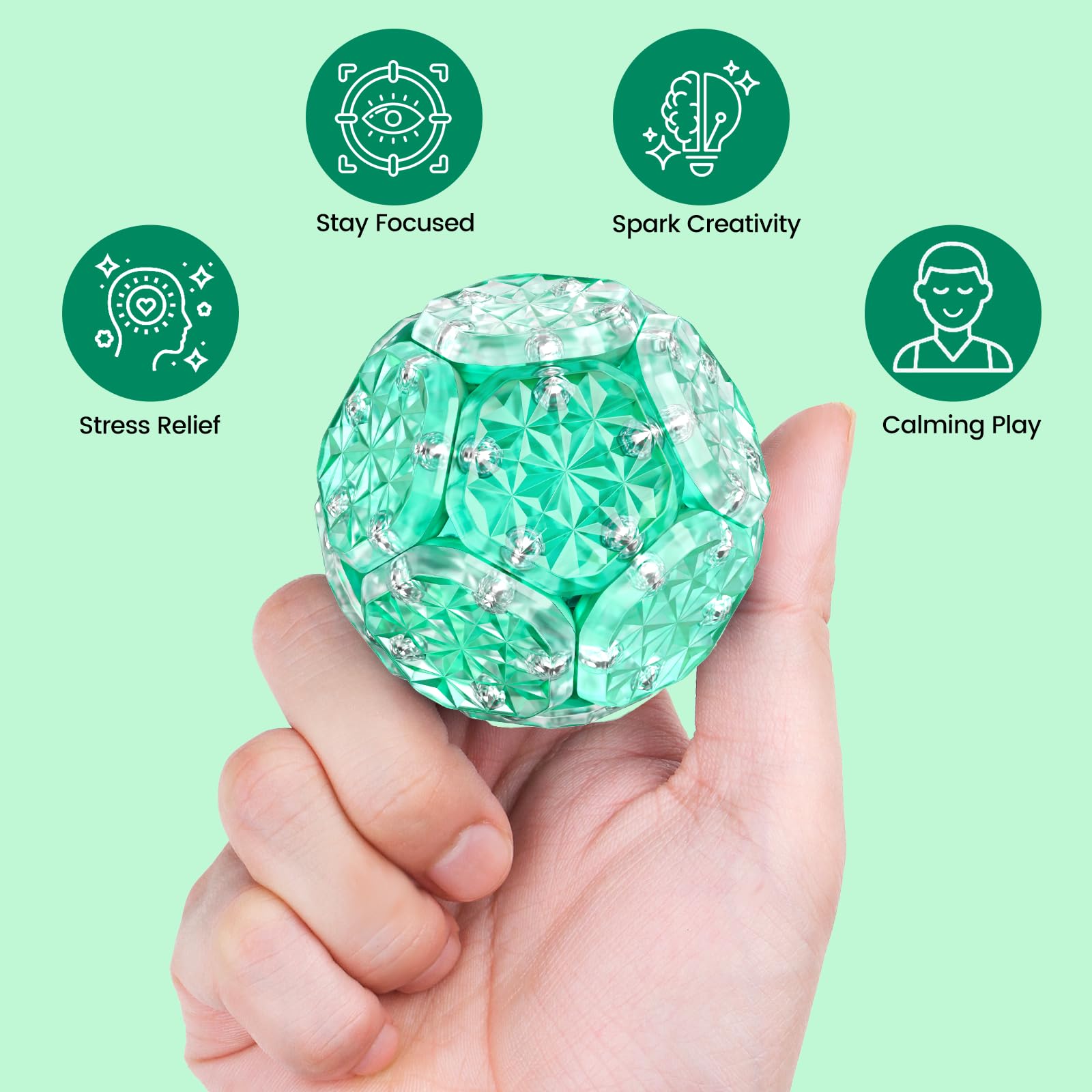 DYRDM green 12-piece set supports portable creativity and stress relief.