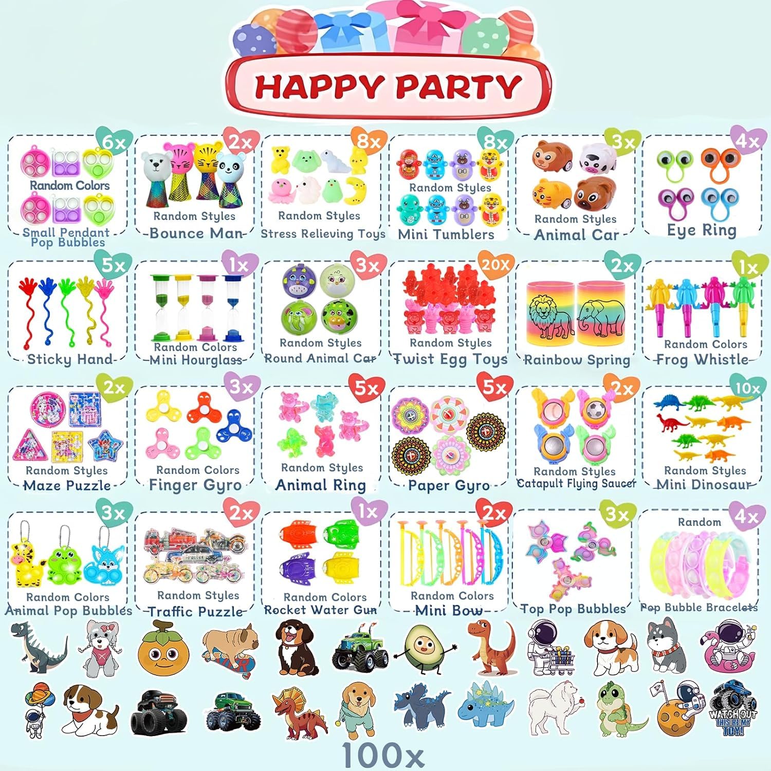 DZLHQON prepacked toy bag simplifies classroom rewards and party planning