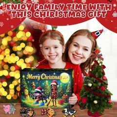 DZLHQON fridge magnets add playful holiday decor.