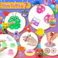 DZLHQON colorful mini toys promote play and sharing among kids