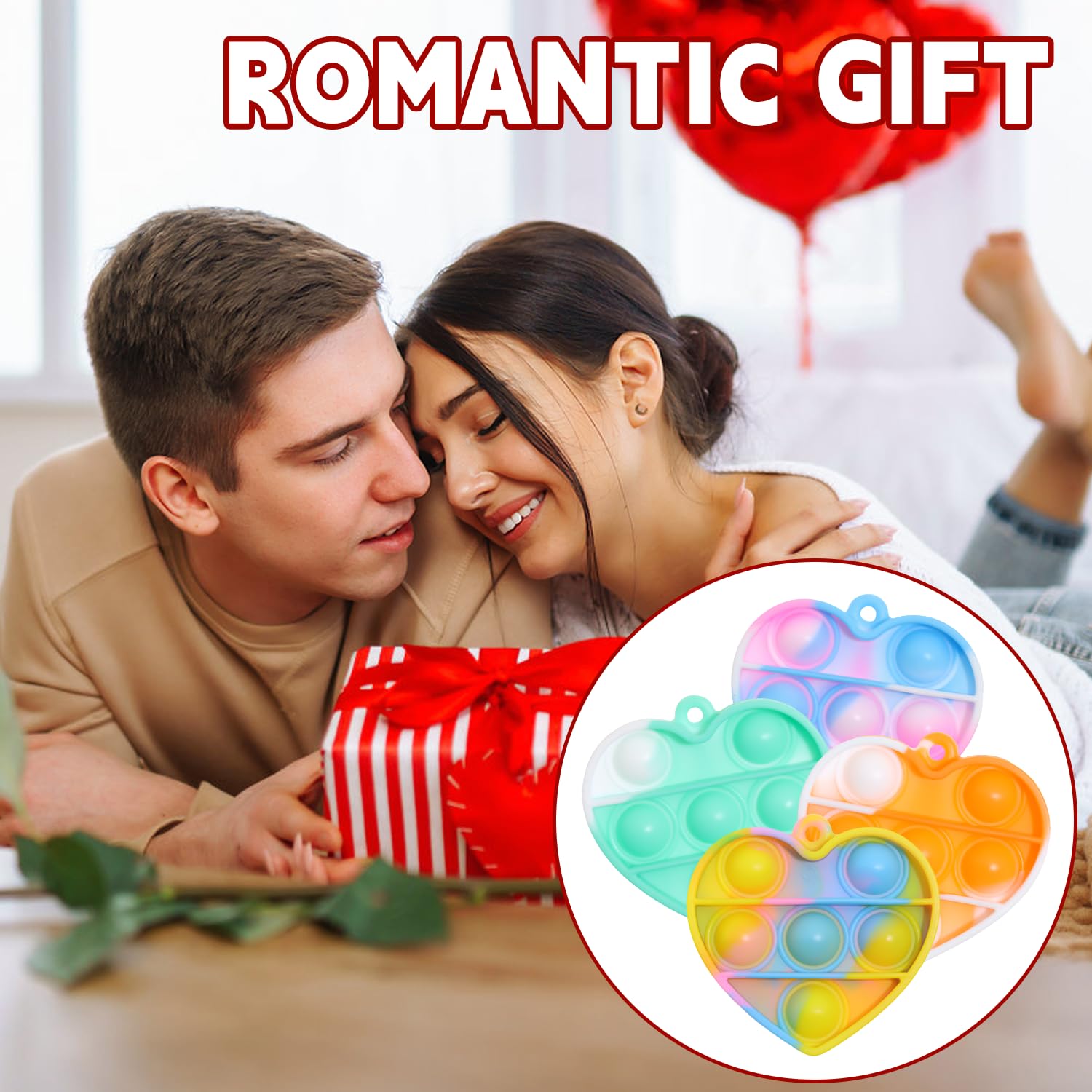 DZLUSJ Valentines BPA-free silicone toy for safe, gentle play.