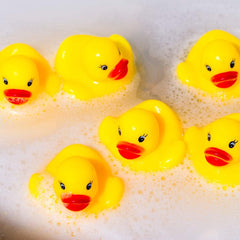 DZTIAN bright yellow ducks create engaging bath visuals for kids