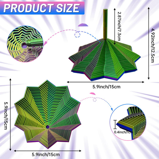 DZZ honeycomb whirling spiral design provides tactile feedback for calm at work.