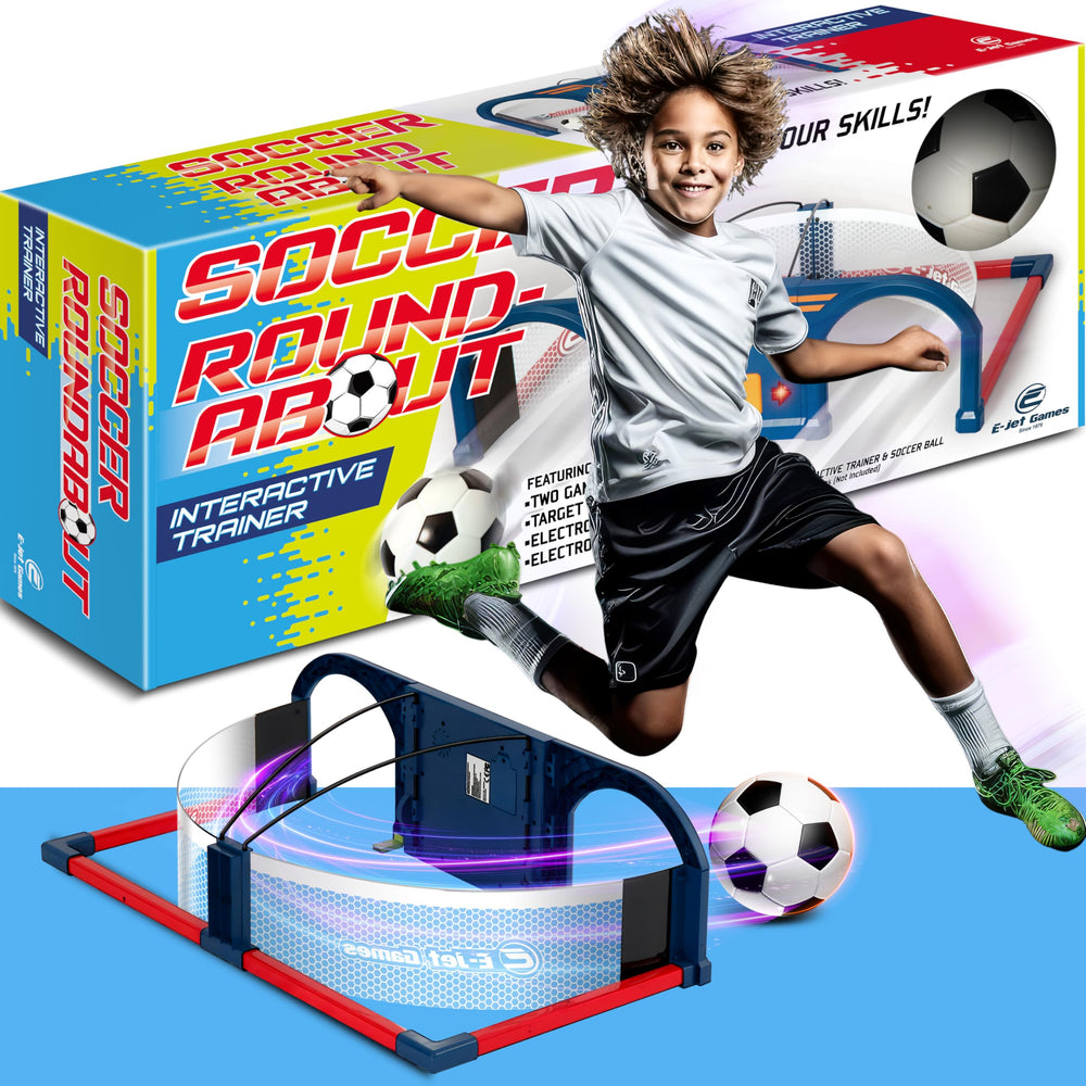 E E-JET GAMES Soccer Arcade trainer with flashing lights for indoor practice