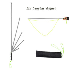 E-Know adjustable length feature for comfortable control during play