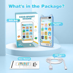 E teacher Kids Phone anti-drop case protects during adventurous play.