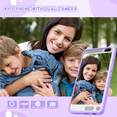 E teacher Kids Phone dual camera setup for realistic smartphone play