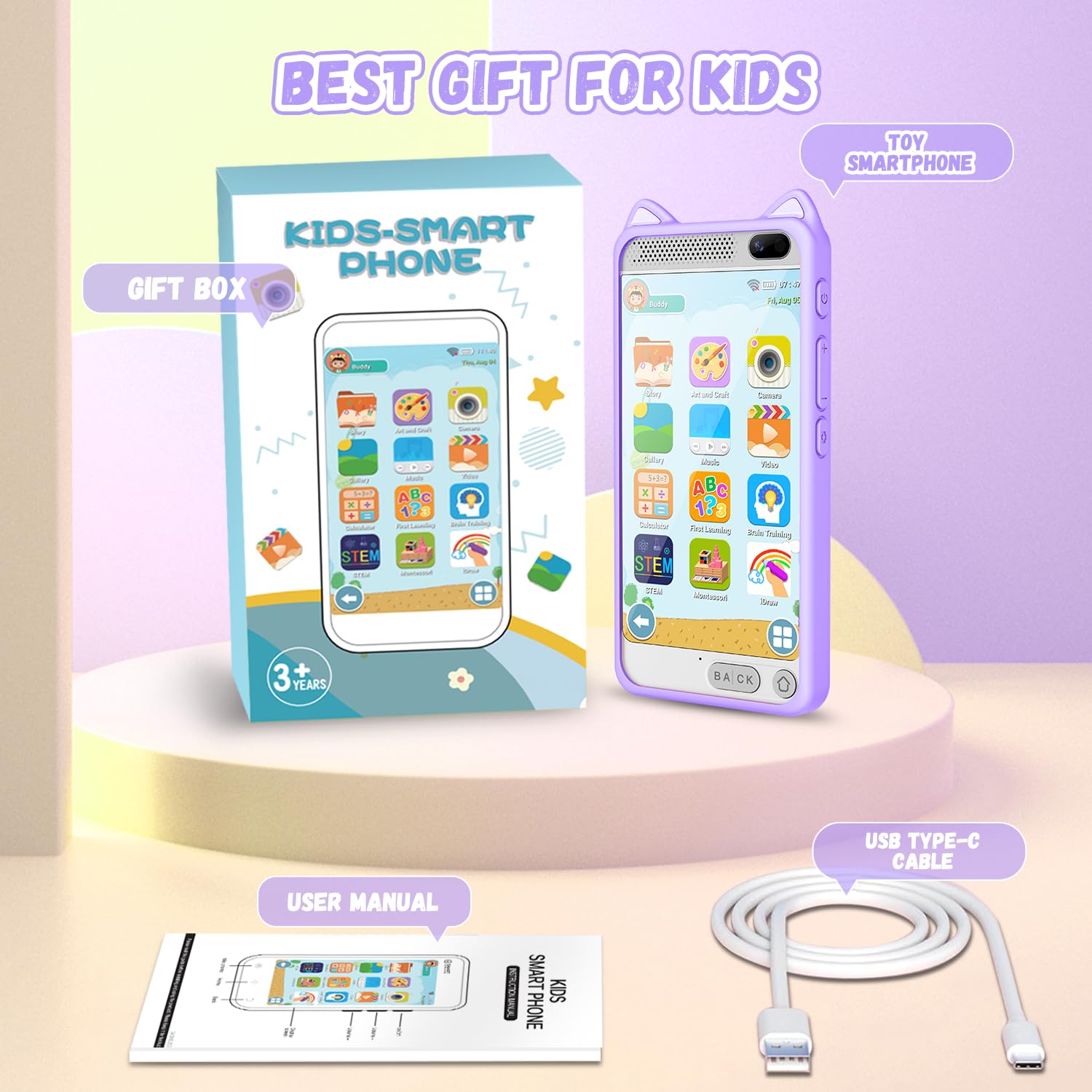 E teacher Kids Phone packaging and outdoor use ready for adventures