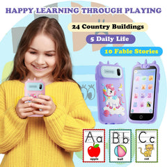 E teacher Kids Toys Phone battery life supports long play sessions.