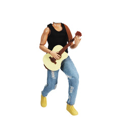 Back view showing stitching detail and fit on a 12-inch doll.