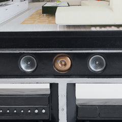 E-TING cabinet measures 8.58 x 0.78 x 5.78 inches, fits compact rooms