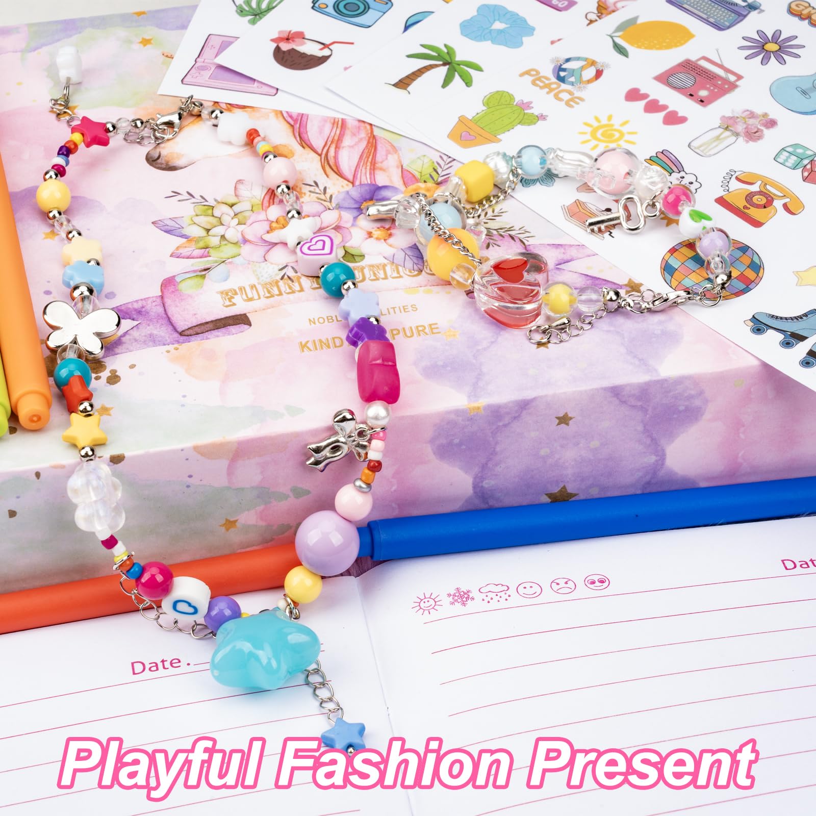 EABUY diary with 160 double-sided pages for writing