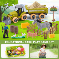 Eaciilee excavator trailer enhances imaginative play and transport scenarios