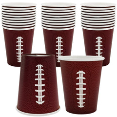 EaciTown football beverage cups with game-day graphics for easy party service