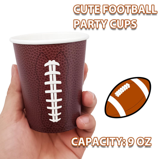 EaciTown football party cups perfect for tailgates and celebrations