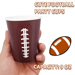 EaciTown football party cups perfect for tailgates and celebrations