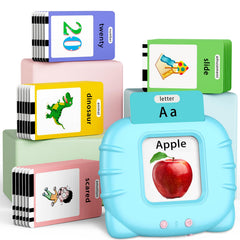 Eaever 520 sight words card reader showing cards and reading aloud for kids