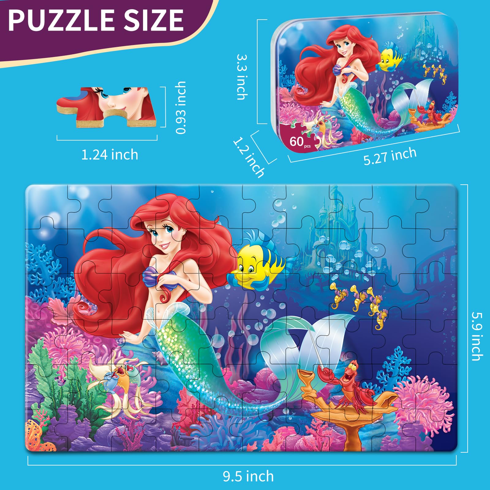 Eagarch puzzle illustrating kids color recognition through vibrant artwork.