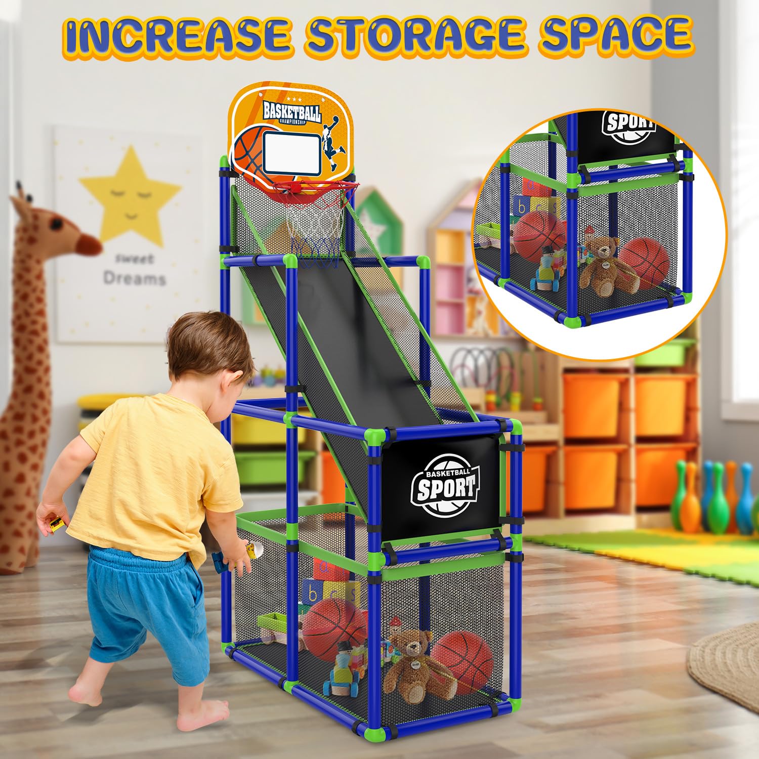 Simple EagleStone Arcade assembly guide enables quick setup by parents.