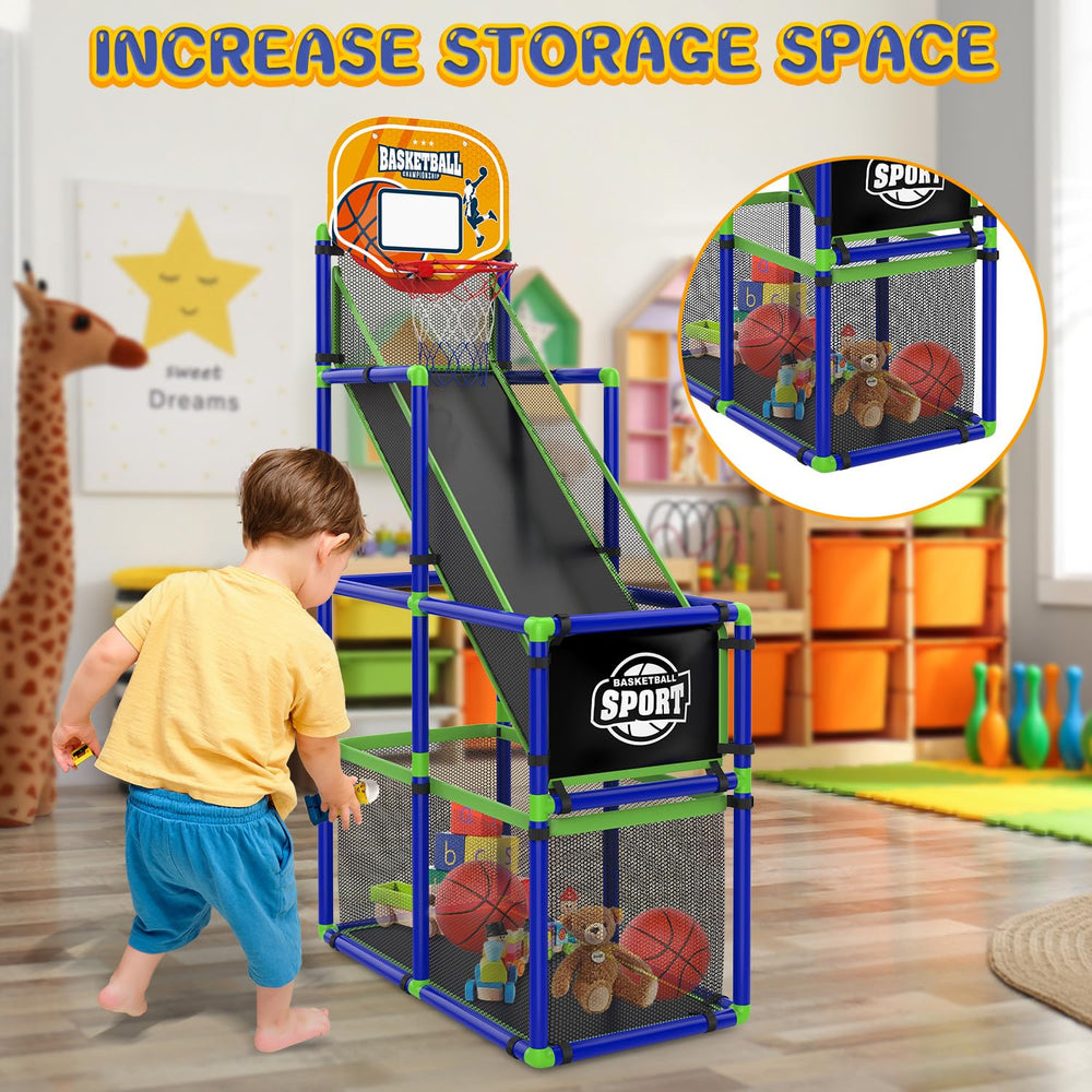 Simple EagleStone Arcade assembly guide enables quick setup by parents.