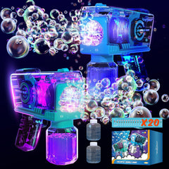 Kids enjoy outdoor play with EagleStone bubble guns.