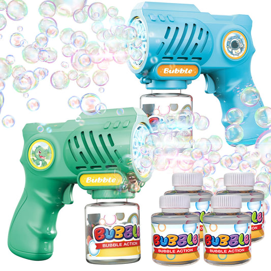 EagleStone bubble guns two-pack ready for outdoor play and continuous bubble fun.