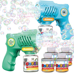 EagleStone bubble guns two-pack ready for outdoor play and continuous bubble fun.