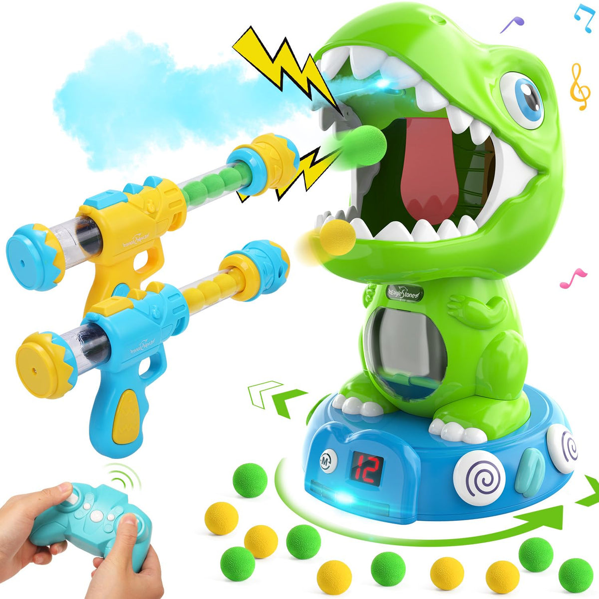 EagleStone dinosaur RC set for interactive battles and outdoor play.