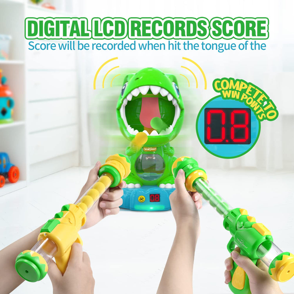 EagleStone electronic-dino-target with LCD scoring creates friendly competition.
