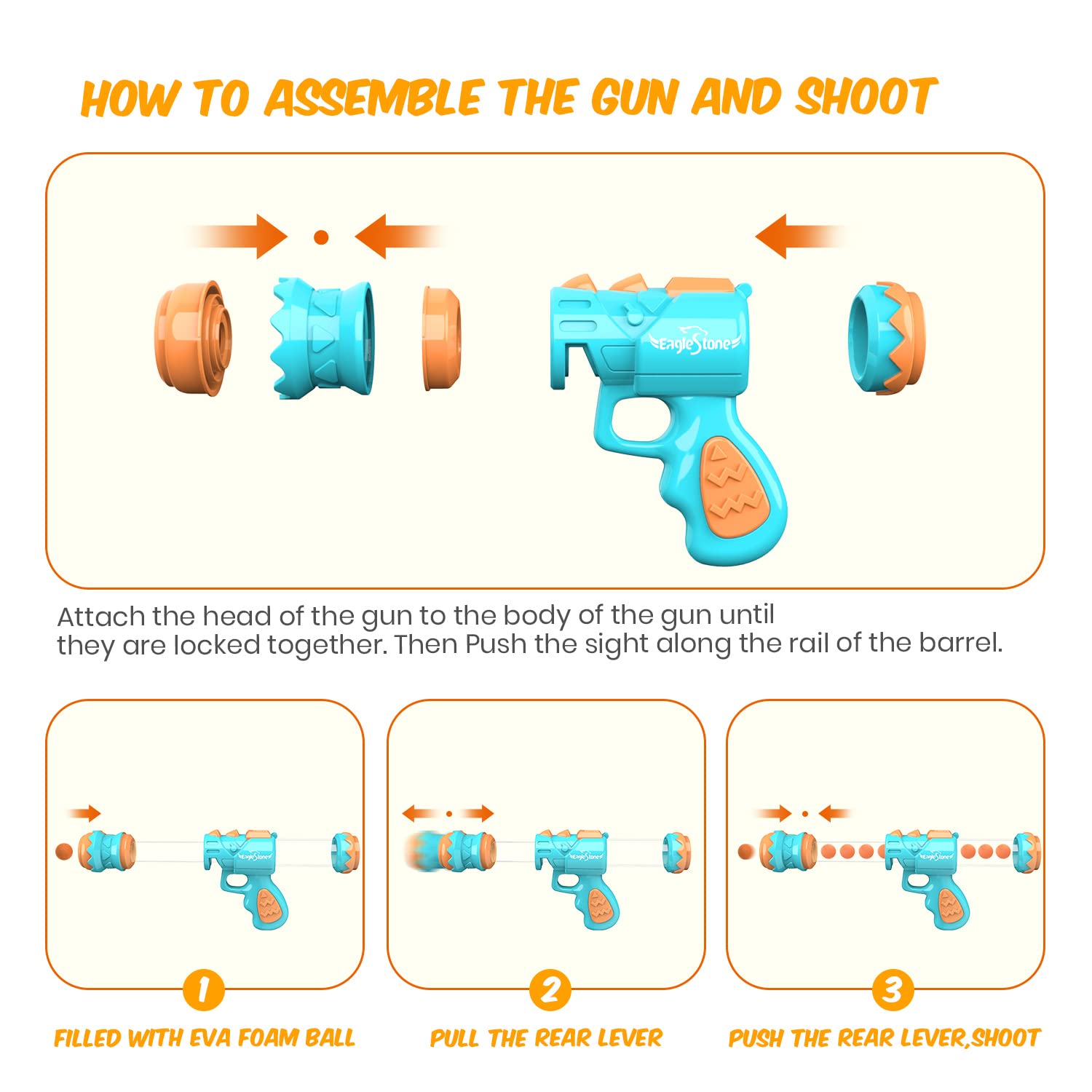 EagleStone family-friendly shooting game for group play.