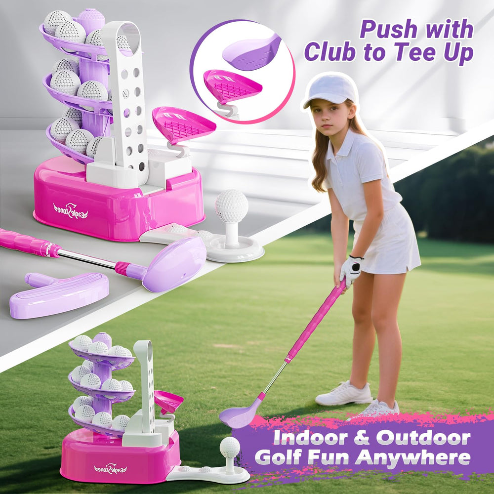 EagleStone Kids Golf Set makes a thoughtful birthday or holiday gift.