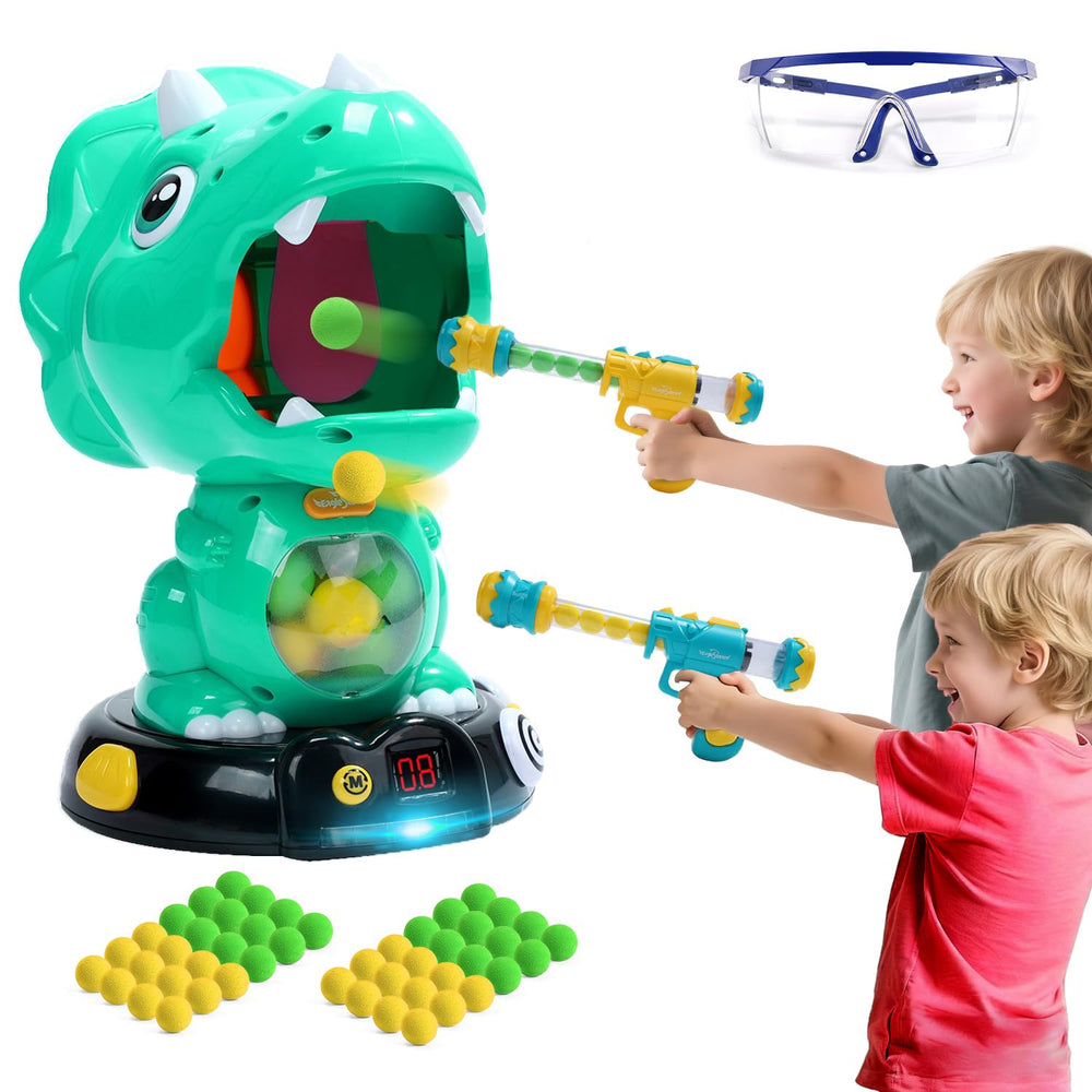 EagleStone Triceratops shooting toy ready for indoor and outdoor play