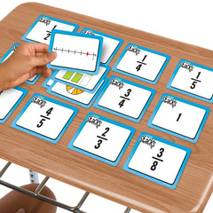 EAI Education Math Stacks players engage in fractions activity during gameplay.