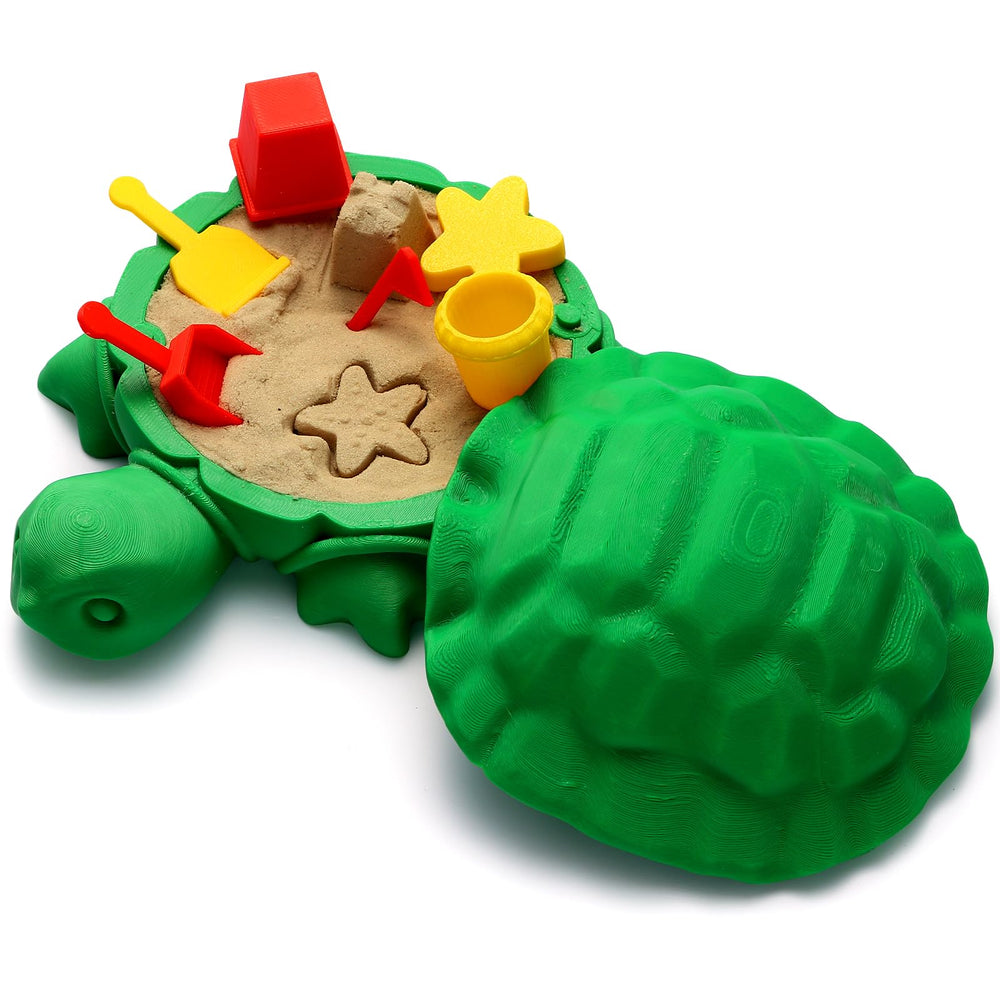 EAMC XHXX mini desktop turtle sandbox provides calm focus on the desk