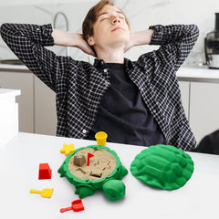 EAMC XHXX sand garden supports stress relief during desk breaks