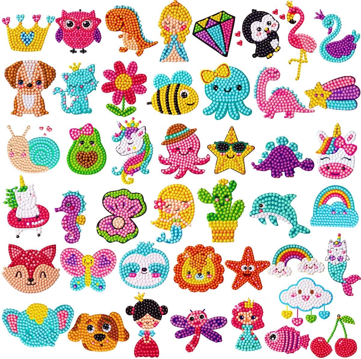 EAPHANT Diamond Art Kits for Kids 44 designs spark colorful creativity