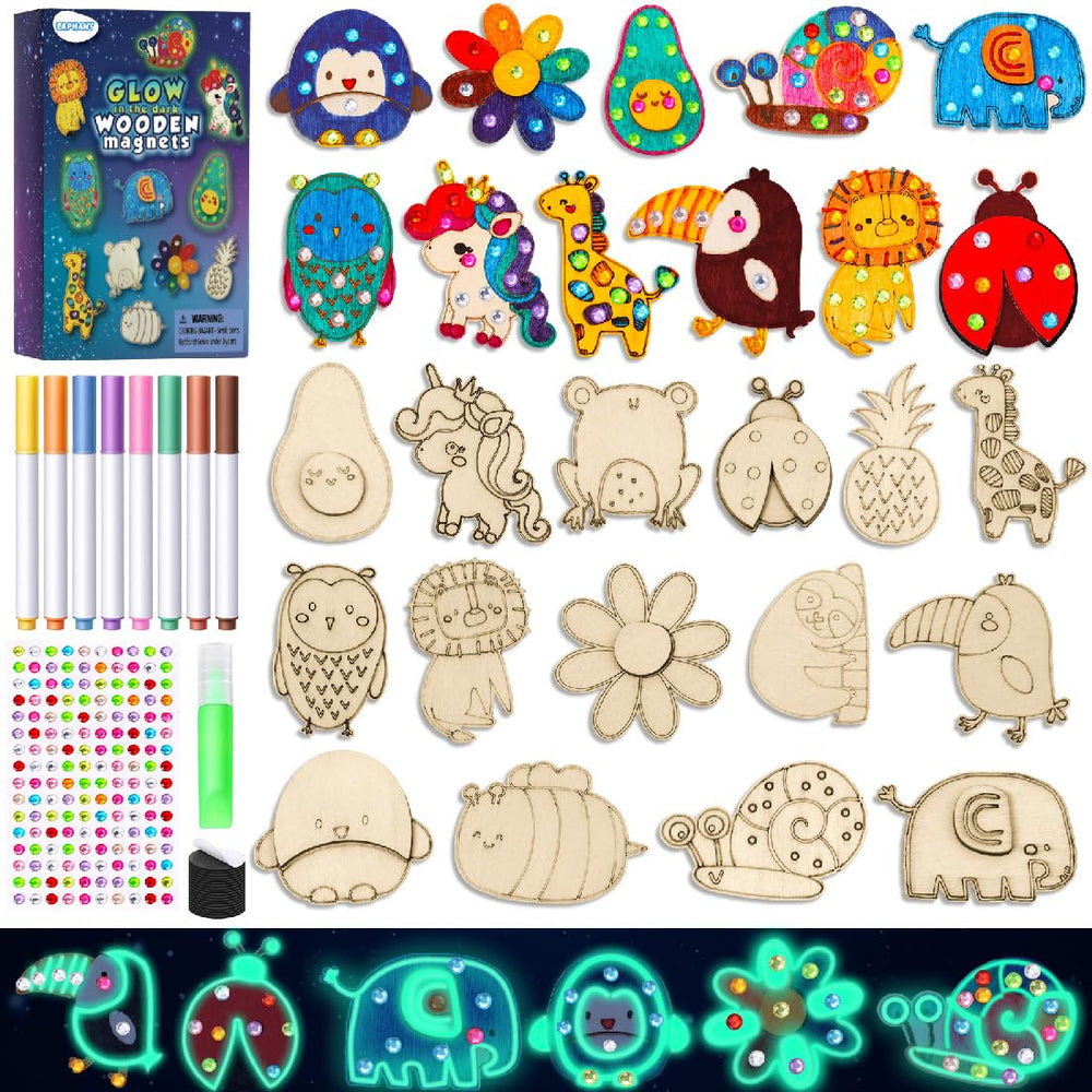 EAPHANT glow-in-the-dark paint tube for kids to brighten crafts