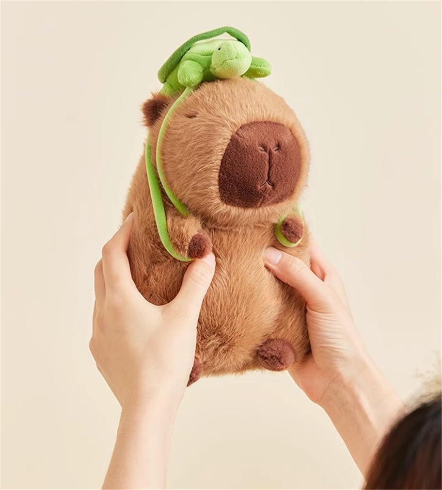 Odor-free EASELR capybara plush, easy spot-clean care