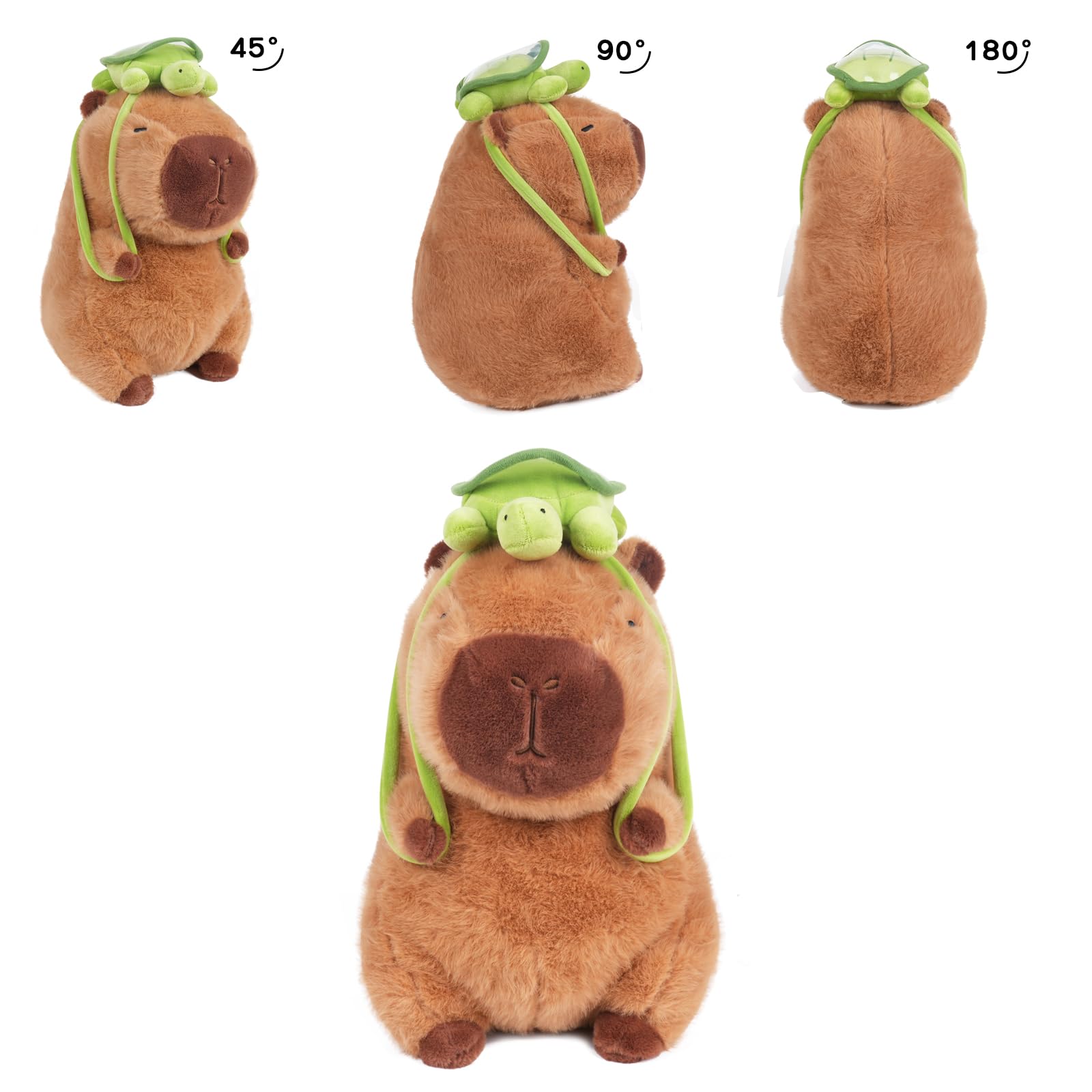 Kids snuggling with EASELR capybara plush during bedtime