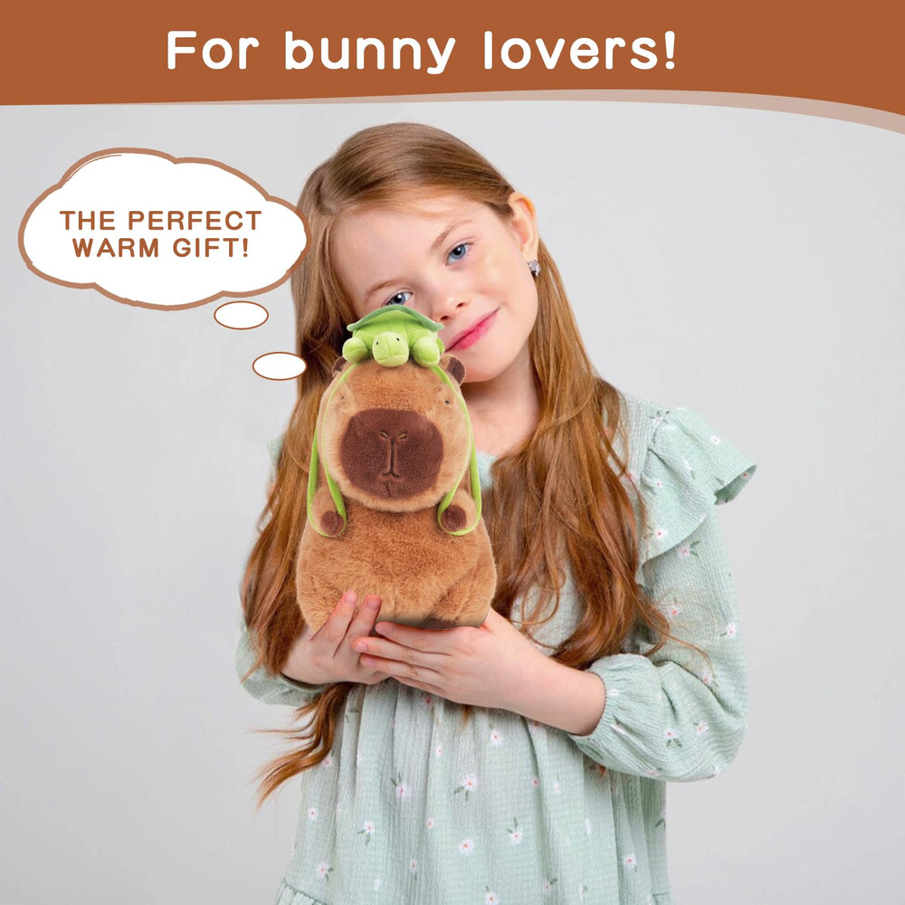 Soft decorative capybara plush by EASELR for room decor