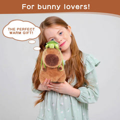 Soft decorative capybara plush by EASELR for room decor