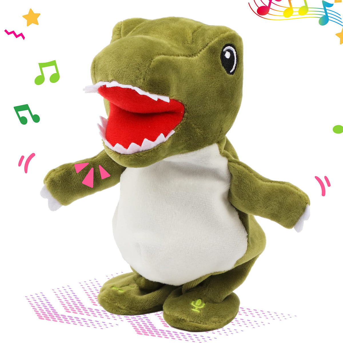 Easfan talking dinosaur toy repeats your words with playful imitation for interactive play.