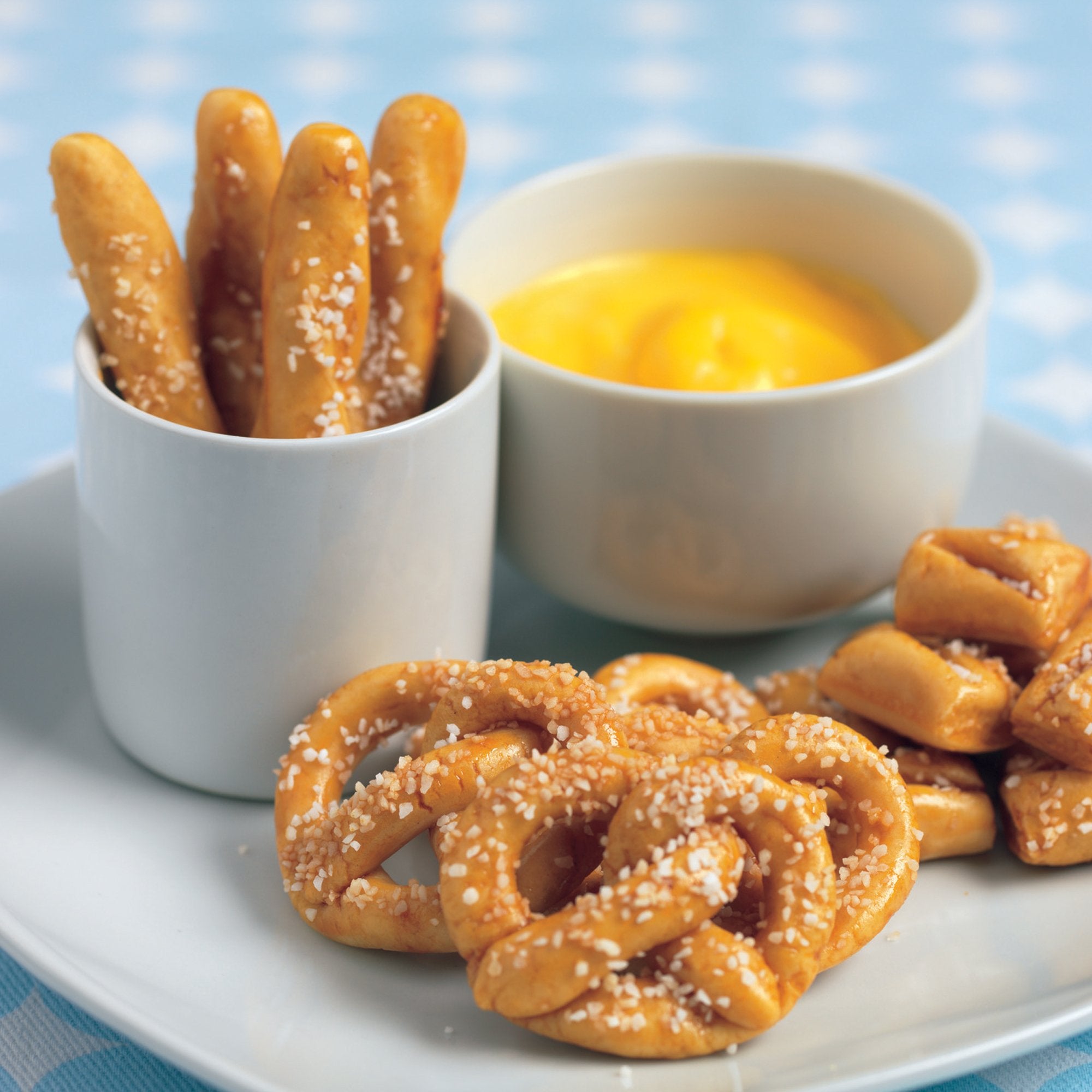 Easy-Bake Ultimate Oven in action baking pretzels with kids.