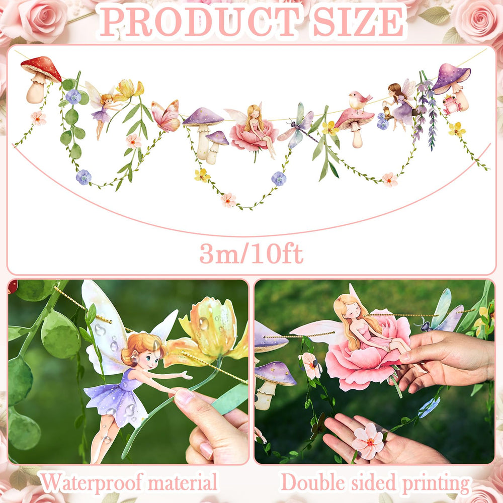 Easy Joy wildflower daisy design banner adds boho charm to walls.