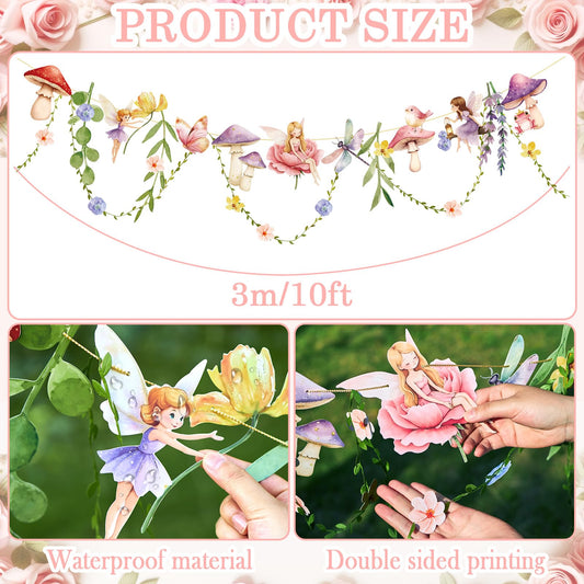 Easy Joy wildflower daisy design banner adds boho charm to walls.