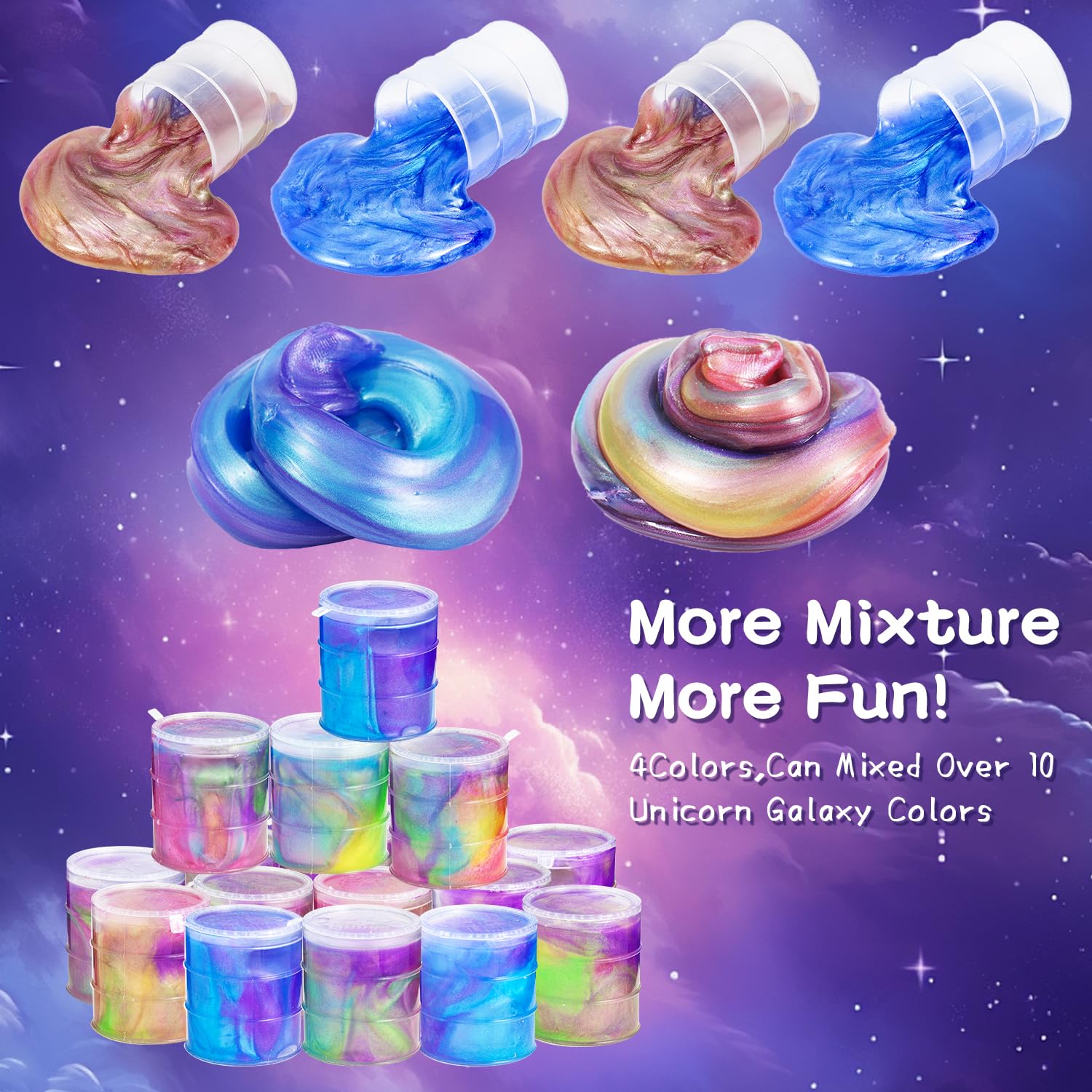EASYCITY soft non-stick slime texture is gentle on hands.