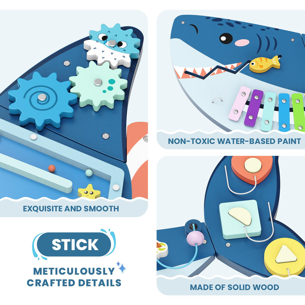 Easyego wooden educational toys for toddlers support fine motor skills and creative play.