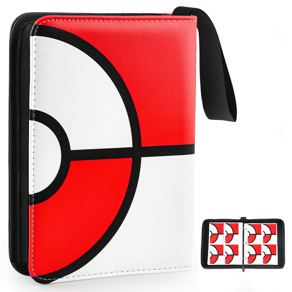 EASYFUN card binder 4-pocket pages keeps trading cards organized and accessible