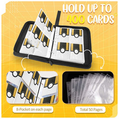 Clear plastic sleeves provide crystal-clear visibility and dust protection